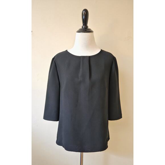 Reiss Women's Grace Black Button Detail Size US 6 EUR 38 - Picture 1 of 8